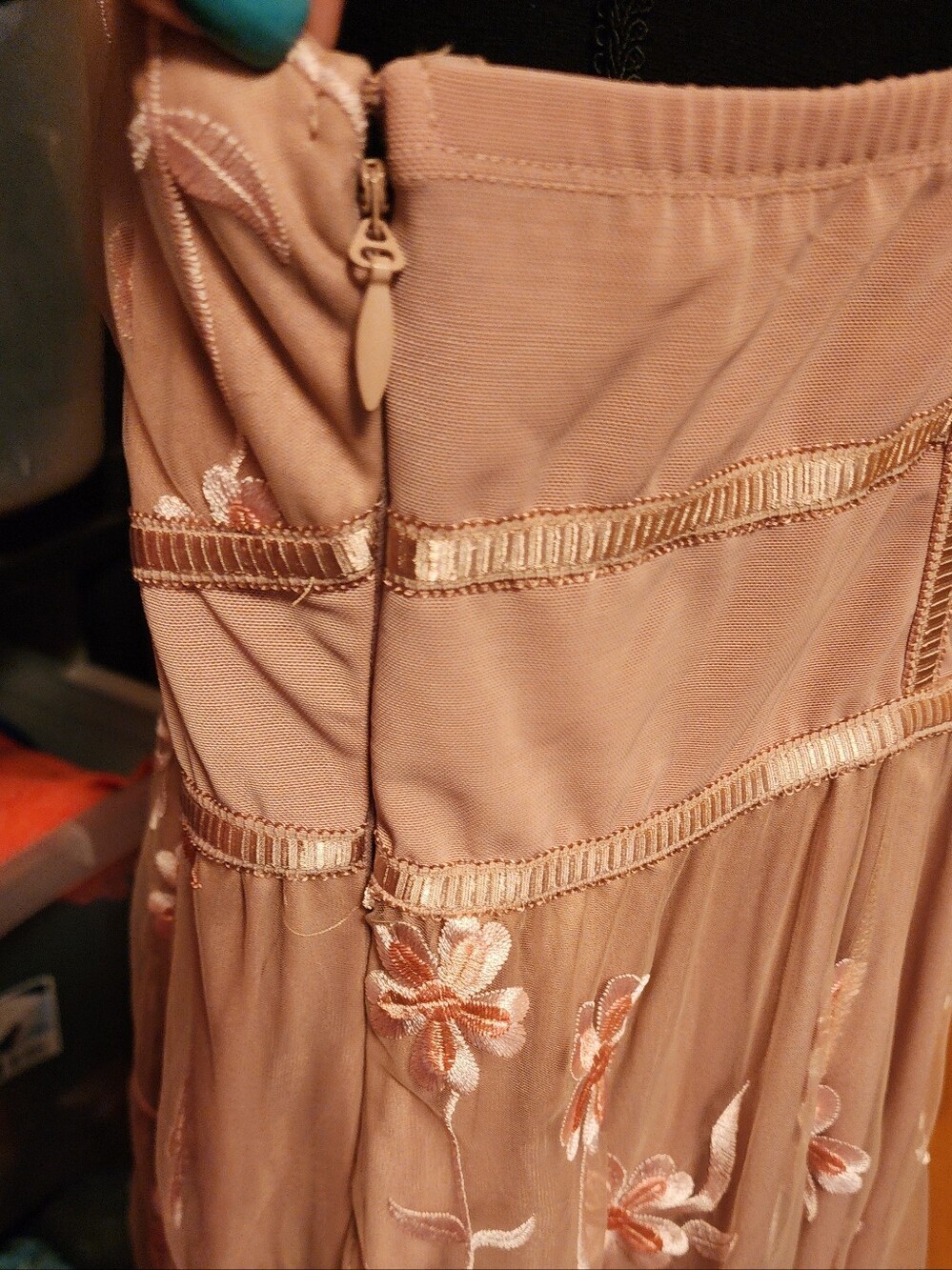 NWOT Torrid Midi Mesh Dress - Picture 7 of 9